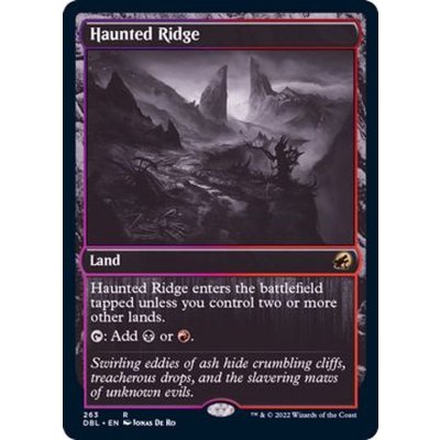 [EX+](FOIL)憑依された峰/Haunted Ridge《英語》【DBL】