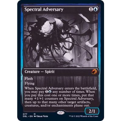 [EX](FOIL)幽体の敵対者/Spectral Adversary《英語》【DBL】