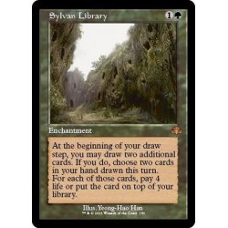 画像1: (FOIL)(旧枠仕様)森の知恵/Sylvan Library《英語》【DMR】