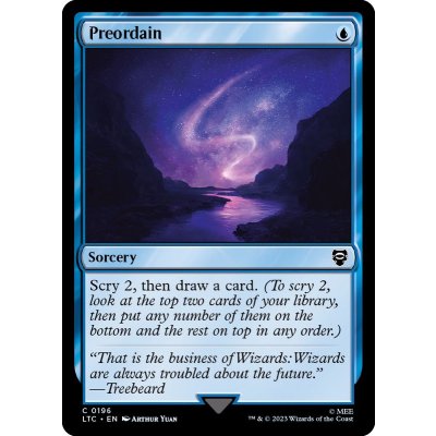 定業/Preordain《英語》【LTC】