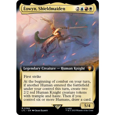 (FOIL)(フルアート)盾持つ乙女、エオウィン/Eowyn, Shieldmaiden《英語》【LTC】