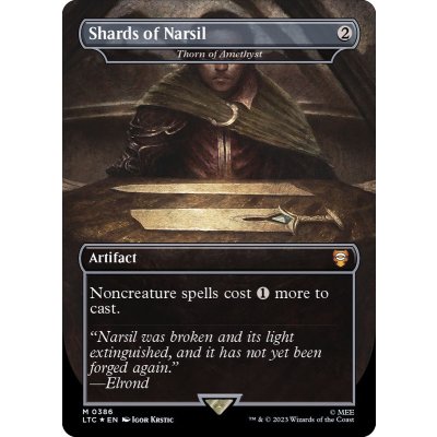 (サージFOIL)ナルシルの破片/Shards of Narsil　//　アメジストのとげ/Thorn of Amethyst《英語》【LTC】