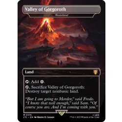 画像1: [EX+](フルアート)ゴルゴロスの谷/Valley of Gorgoroth　//　不毛の大地/Wasteland《英語》【LTC】