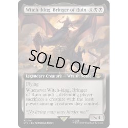 画像1: [EX+](FOIL)(フルアート)破滅をもたらす者、魔王/Witch-king, Bringer of Ruin《英語》【LTR】