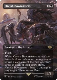 [EX](FOIL)(フルアート)オークの弓使い/Orcish Bowmasters《英語》【LTR】