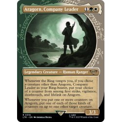 画像1: (FOIL)(ショーケース枠)一行のリーダー、アラゴルン/Aragorn, Company Leader《英語》【LTR】