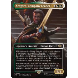 画像1: [EX+](FOIL)(フルアート)一行のリーダー、アラゴルン/Aragorn, Company Leader《英語》【LTR】