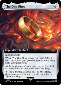 [EX](FOIL)(フルアート)(380)一つの指輪/The One Ring《英語》【LTR】