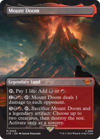 [EX](フルアート)滅びの山/Mount Doom《英語》【LTR】