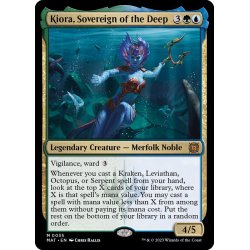 画像1: (FOIL)深海の君主、キオーラ/Kiora, Sovereign of the Deep《英語》【MAT】