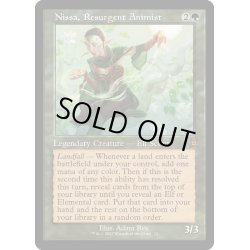 画像1: [EX+](FOIL)(旧枠仕様)復活した精霊信者、ニッサ/Nissa, Resurgent Animist《英語》【MAT】