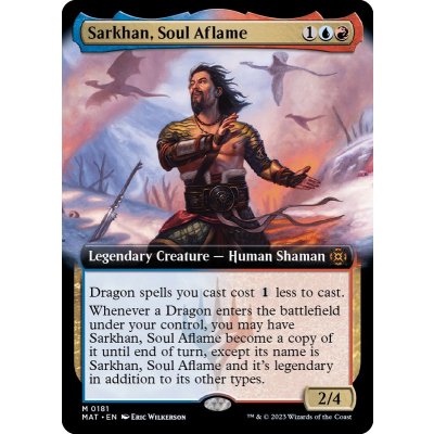 (フルアート)燃える魂、サルカン/Sarkhan, Soul Aflame《英語》【MAT】