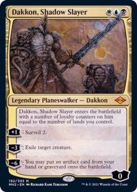 [EX+]影の処刑者、ダッコン/Dakkon, Shadow Slayer《英語》【MH2】