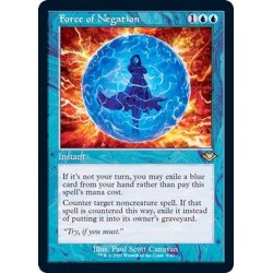 画像1: [EX+](エッチングFOIL)(旧枠仕様)否定の力/Force of Negation《英語》【MH2】