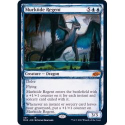 画像1: (FOIL)(スケッチアート)濁浪の執政/Murktide Regent《英語》【MH2】