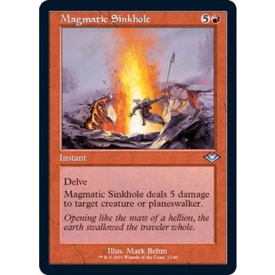 (FOIL)(旧枠仕様)マグマの陥没孔/Magmatic Sinkhole《英語》【MH2】