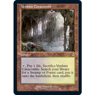 (エッチングFOIL)(旧枠仕様)新緑の地下墓地/Verdant Catacombs《英語》【MH2】