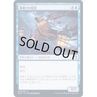 (FOIL)嵐乗りの精霊/Stormrider Spirit《日本語》【MID】