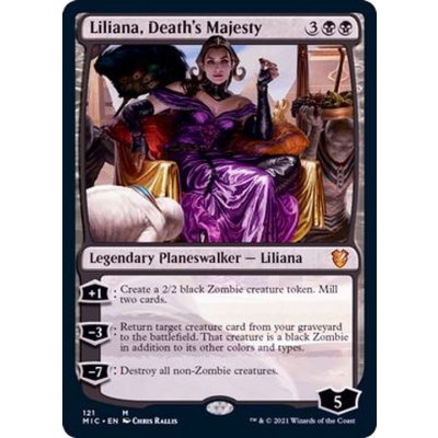 死の権威、リリアナ/Liliana, Death's Majesty《英語》【MIC】