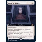 (FOIL)(フルアート)静寂の呪い/Curse of Silence《英語》【MID】