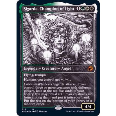 (ショーケース枠)光の勇者、シガルダ/Sigarda, Champion of Light《英語》【MID】