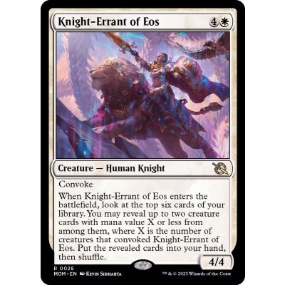 [EX+]イーオスの遍歴の騎士/Knight-Errant of Eos《英語》【MOM】
