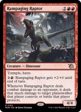 (FOIL)猛り狂う猛竜/Rampaging Raptor《英語》【MOM】