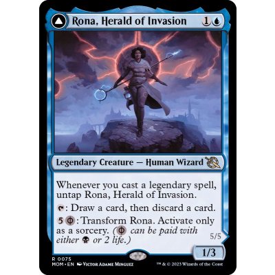 (FOIL)侵攻の伝令、ローナ/Rona, Herald of Invasion《英語》【MOM】