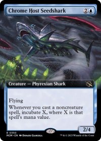 [EX](フルアート)金属の徒党の種子鮫/Chrome Host Seedshark《英語》【MOM】