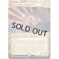 (ショーケース枠)伝承師、クイントリウス/Quintorius, Loremaster《英語》【MOM】