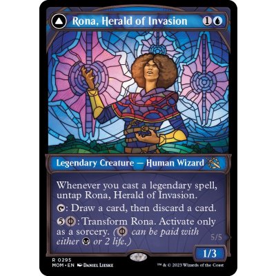 [EX+](ショーケース枠)侵攻の伝令、ローナ/Rona, Herald of Invasion《英語》【MOM】