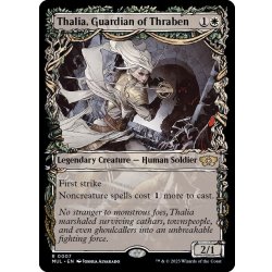画像1: (ダブルレインボウFOIL)スレイベンの守護者、サリア/Thalia, Guardian of Thraben《英語》【MUL】