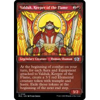 (ハローFOIL)炎の番人、ヴァルダーク/Valduk, Keeper of the Flame《英語》【MUL】