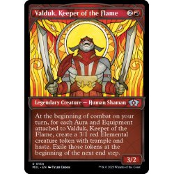 画像1: (ハローFOIL)炎の番人、ヴァルダーク/Valduk, Keeper of the Flame《英語》【MUL】