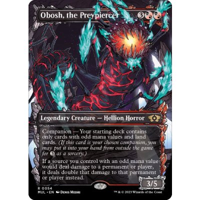 (FOIL)獲物貫き、オボシュ/Obosh, the Preypiercer《英語》【MUL】
