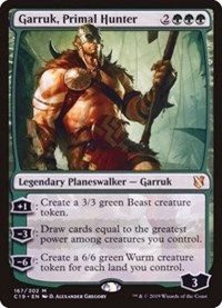 原初の狩人、ガラク/Garruk, Primal Hunter《日本語》【Commander 2019】