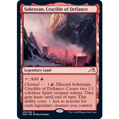 [EX+](FOIL)反逆のるつぼ、霜剣山/Sokenzan, Crucible of Defiance《英語》【NEO】