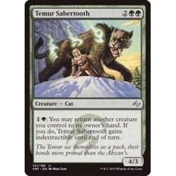 画像1: [EX+]ティムールの剣歯虎/Temur Sabertooth《英語》【FRF】