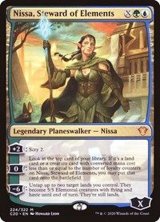 自然に仕える者、ニッサ/Nissa, Steward of Elements《日本語》【Commander 2020】