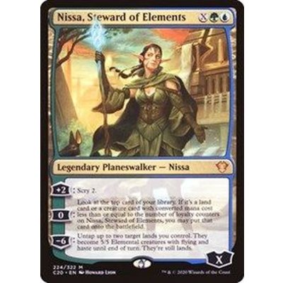 自然に仕える者、ニッサ/Nissa, Steward of Elements《日本語》【Commander 2020】