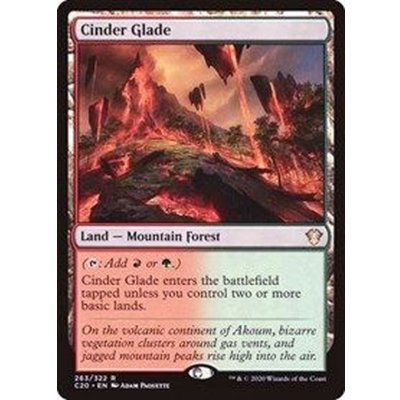 燃えがらの林間地/Cinder Glade《日本語》【Commander 2020】