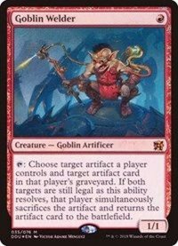 ゴブリンの溶接工/Goblin Welder《日本語》【Duel Decks: Elves vs. Inventors】