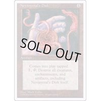 ネビニラルの円盤/Nevinyrral's Disk《日本語》【4ED】