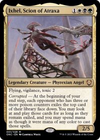 (FOIL)アトラクサの後継、イクセル/Ixhel, Scion of Atraxa《英語》【ONC】