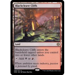 画像1: (FOIL)黒割れの崖/Blackcleave Cliffs《英語》【ONE】