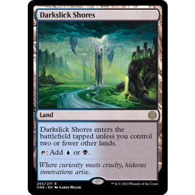 闇滑りの岸/Darkslick Shores《英語》【ONE】