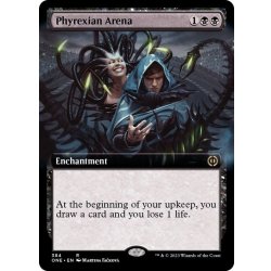画像1: [EX+](フルアート)ファイレクシアの闘技場/Phyrexian Arena《英語》【ONE】