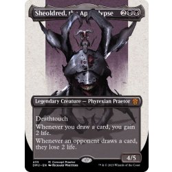 画像1: (フルアート)(435)黙示録、シェオルドレッド/Sheoldred, the Apocalypse《日本語》【DMU】