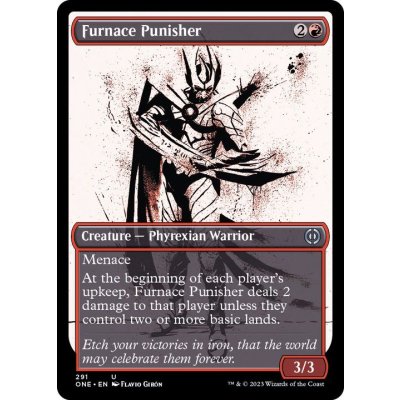 [EX+](FOIL)(ショーケース枠)焼炉の懲罰者/Furnace Punisher《英語》【ONE】
