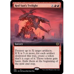 画像1: (FOIL)(フルアート)赤の太陽の黄昏/Red Sun's Twilight《英語》【ONE】